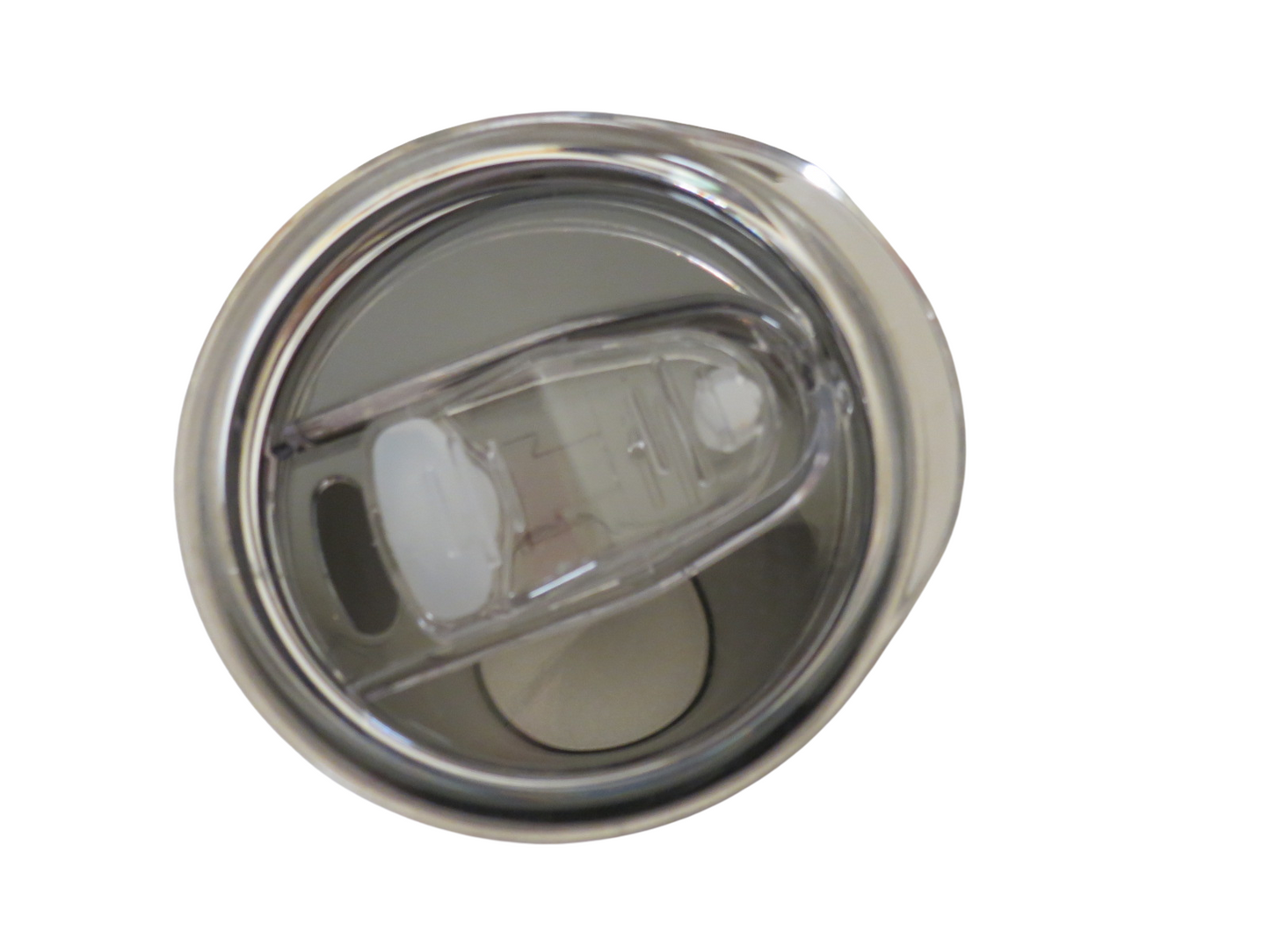 Sassy Fun Items 20 oz Metal Glitter Tumbler Blue Dragon With Snowflakes With Straw