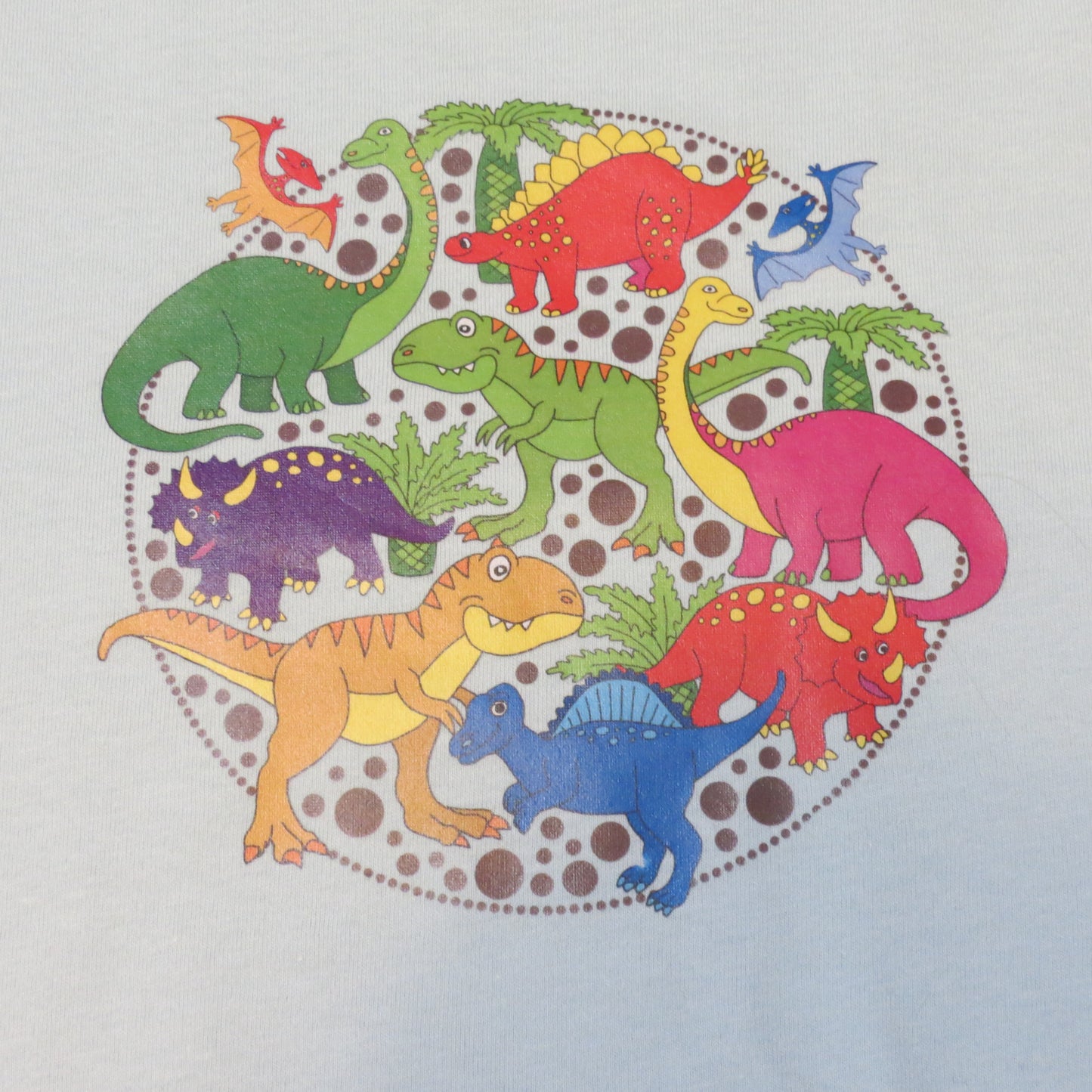 Next Level Toddler Boy T Shirt 2T -4T Dinosaurs Blue