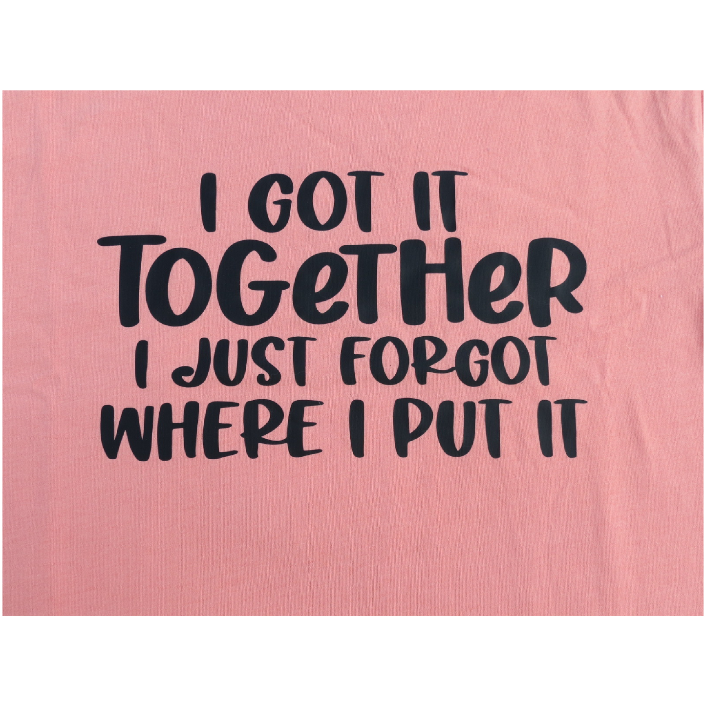 Bella + Canvas Women T Shirt Size Large Funny Saying Sunset I Got it Together